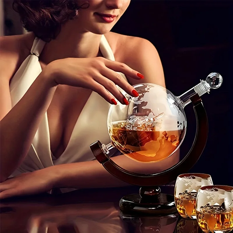 850ml Whiskey Globe Decanter S - Decanter Globe Set 评论和价格
