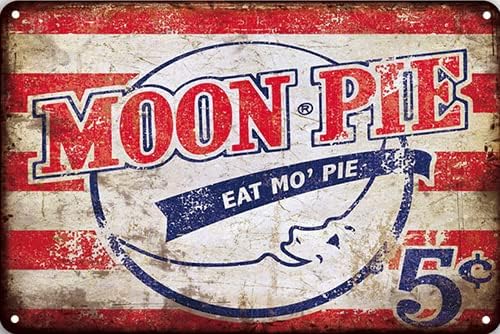 CN-Tin Sign Food Moonpie Eat D - Home Bar Lounge 评论和价格