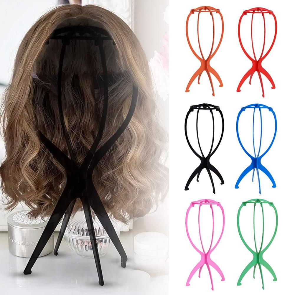 Folding Wig Stand Plastic Port - Home Barbershop 评论和价格