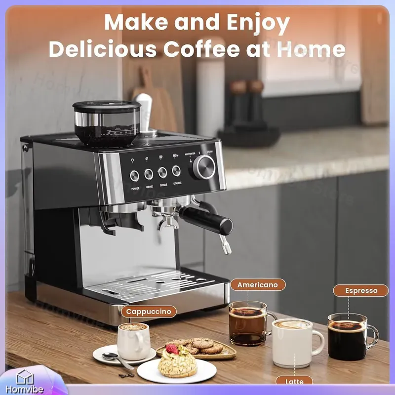 20 Bar Espresso Machine with B - Home Bar And Coffee 评论和价格