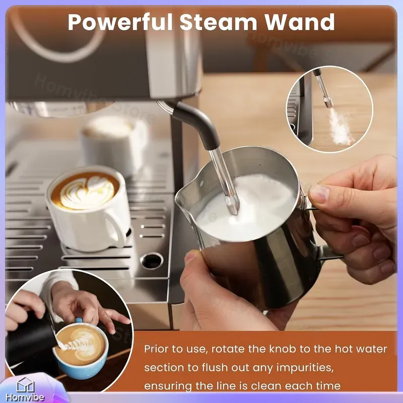 20 Bar Espresso Machine with B - Home Bar And Coffee 评论和价格