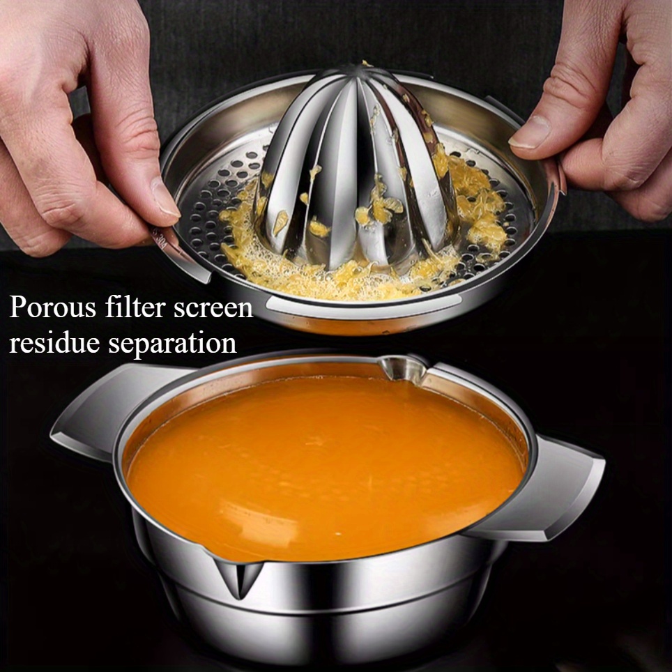 Manual Stainless Steel Lemon O - Citrus Juicer Bar 评论和价格