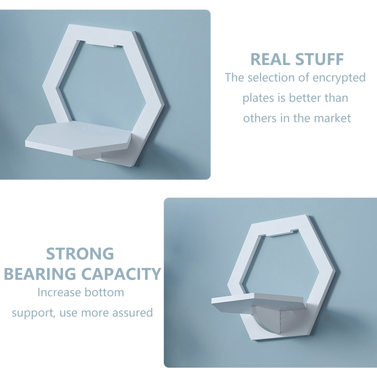 3Pcs Wall Organizer Wall Shelf - Home Bar Shelf 评论和价格