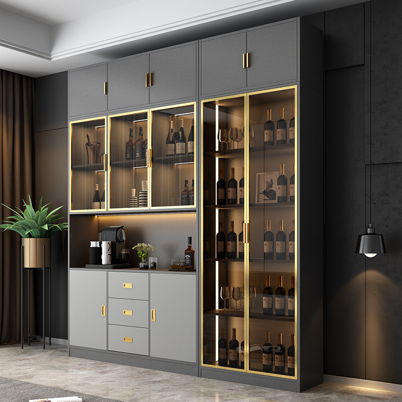 modern Wooden Display Wine Cab - Home Bar And Cabinet 评论和价格
