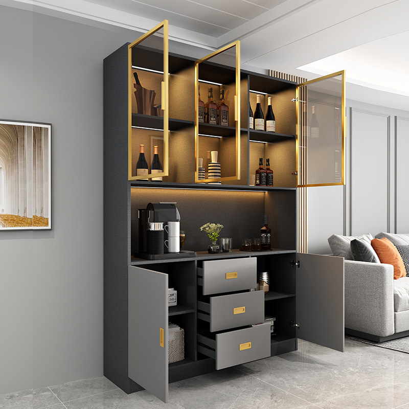modern Wooden Display Wine Cab - Home Bar And Cabinet 评论和价格
