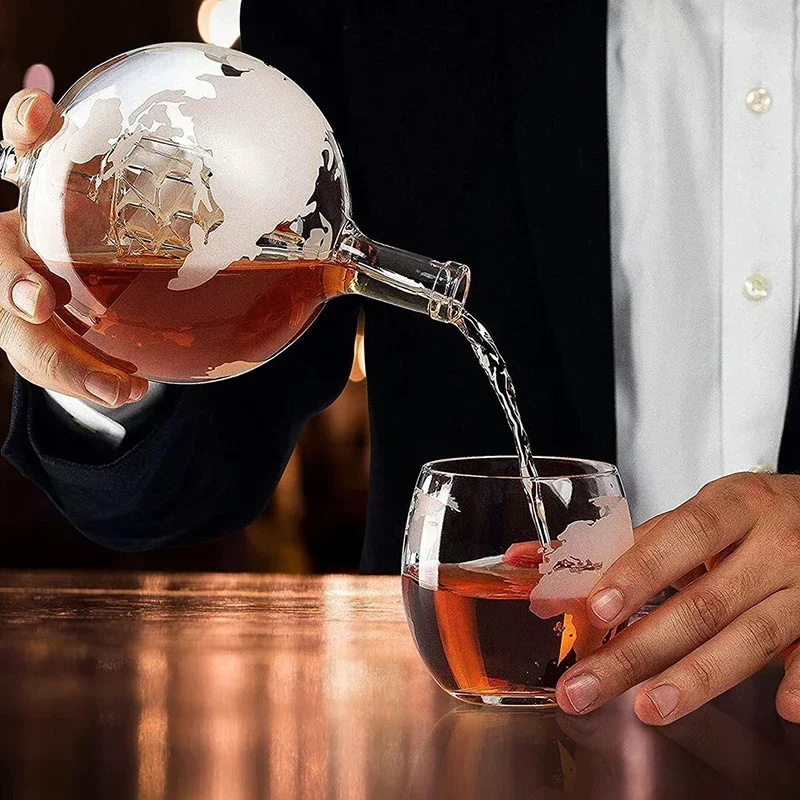 850Ml Whiskey Globe Decanter S - Decanter Globe Set 评论和价格