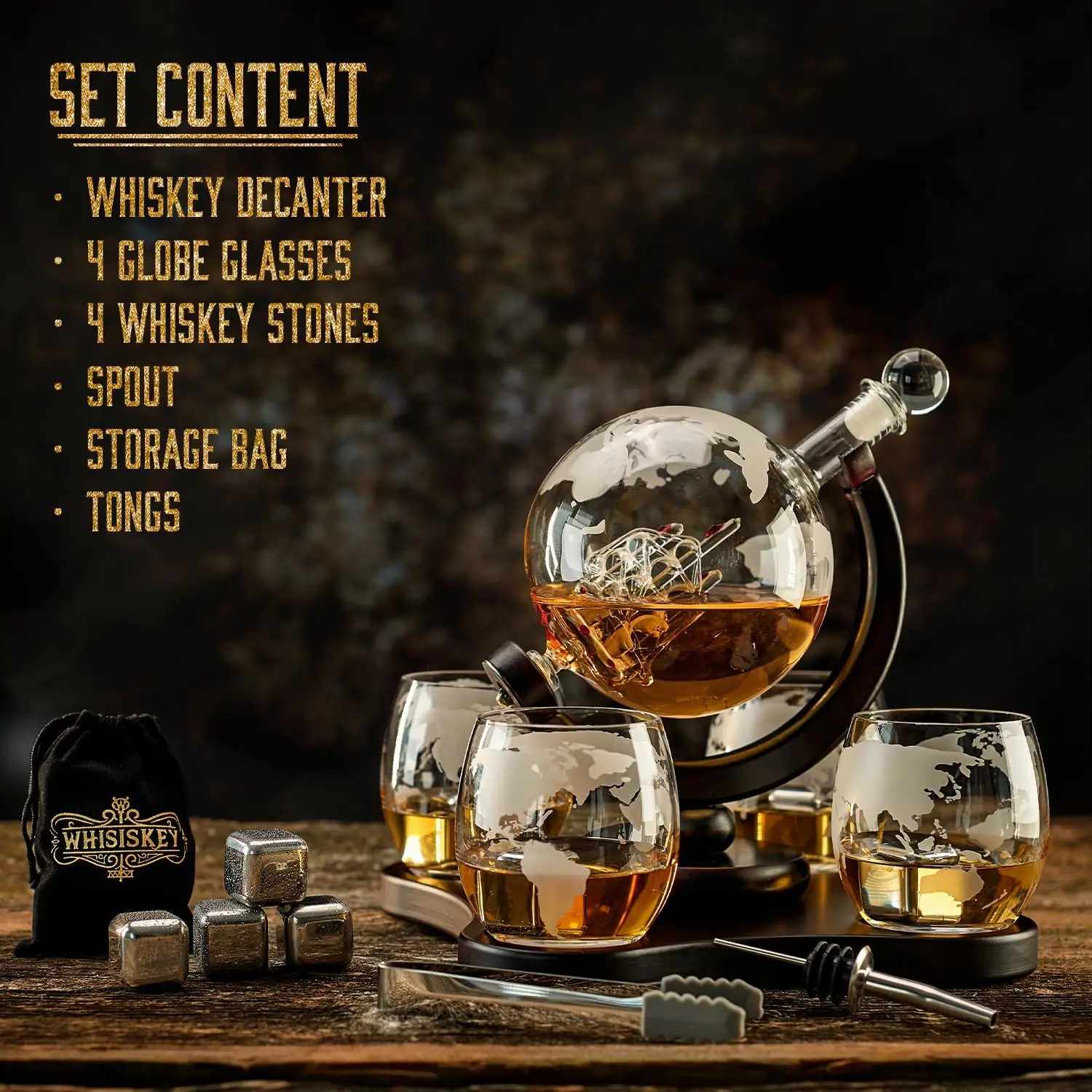 NANCIHUI Creative glass decant - Decanter Globe Set 评论和价格