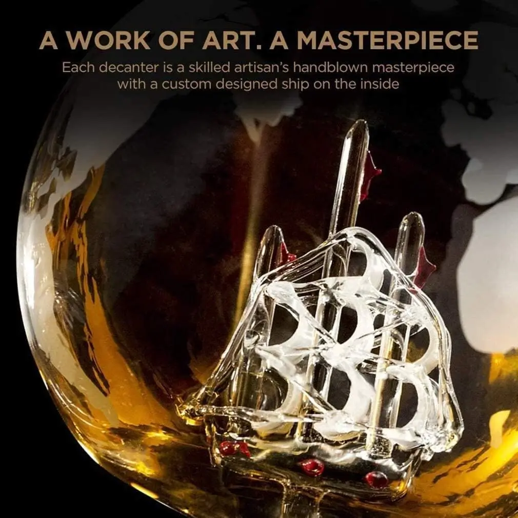 NANCIHUI Creative glass decant - Decanter Globe Set 评论和价格