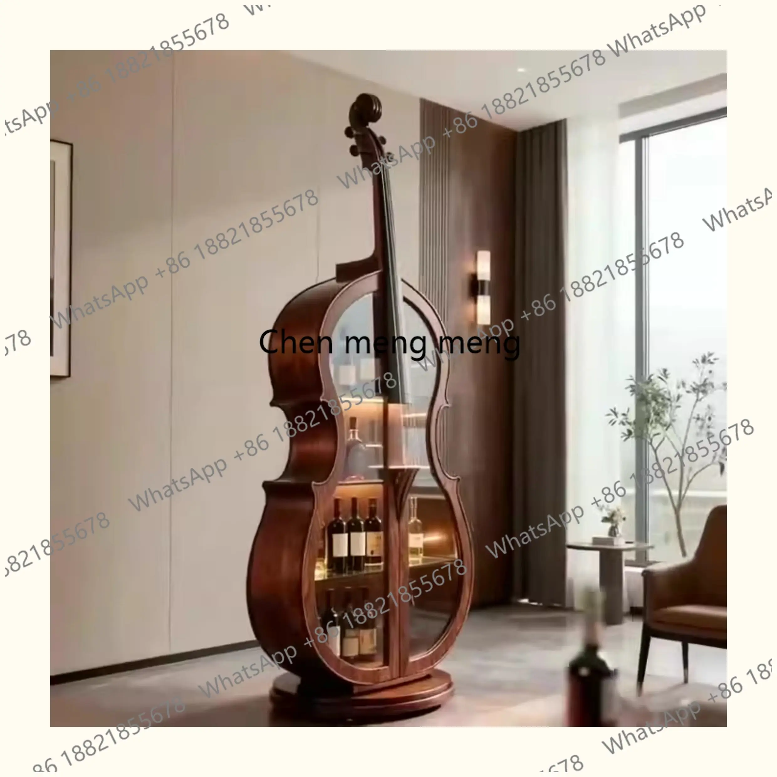 American Cello Wine Cabinet Di - Home Bar And Cabinet 评论和价格