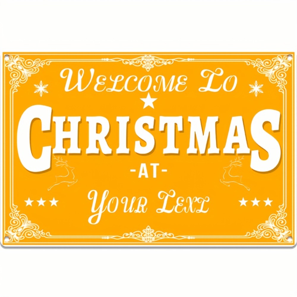 Custom 2D Flat Merry Christmas - Home Bar Cafe 评论和价格
