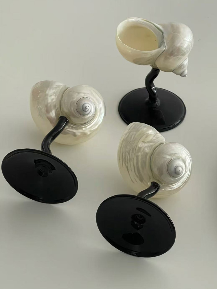 Natural Conch Wine Glass Bar a - Home Bar And Cabinet 评论和价格