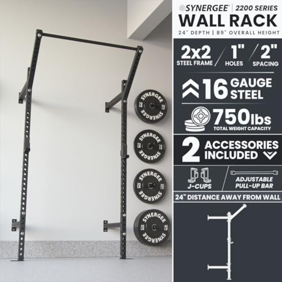 Wall Mounted Squat Rack for ho - Home Bar And Gym 评论和价格