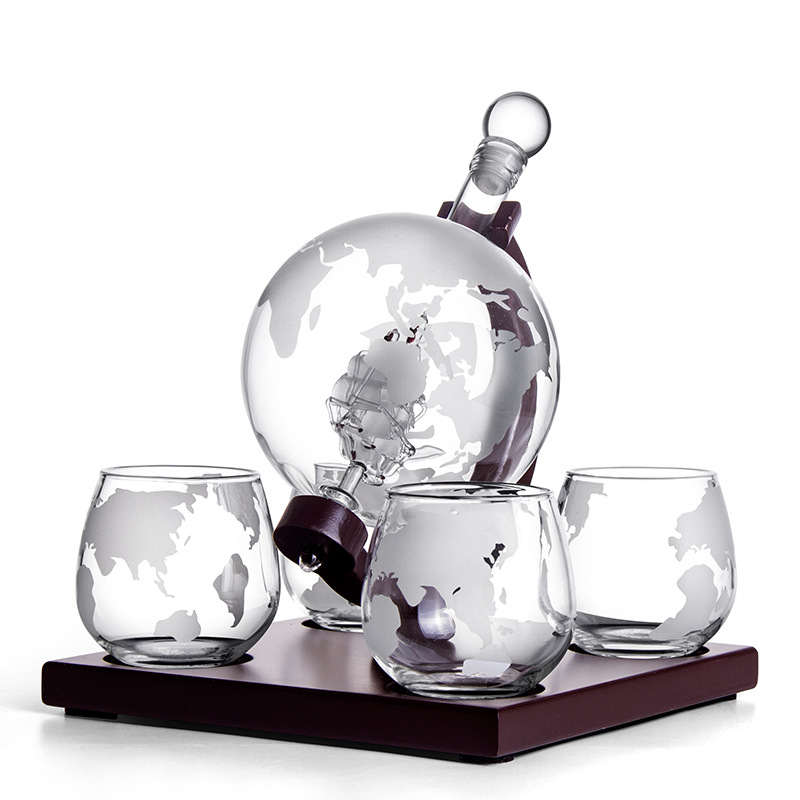 Globe Decanter Creative Glass  - Decanter Globe Set 评论和价格