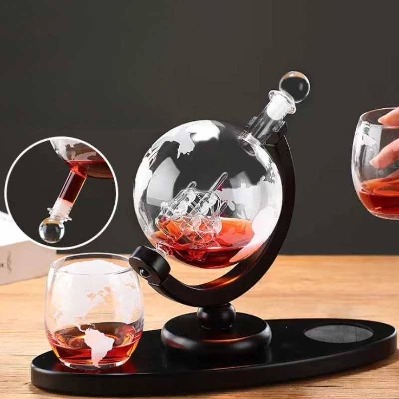 Globe Shaped Whiskey Decanter  - Decanter Globe Set 评论和价格