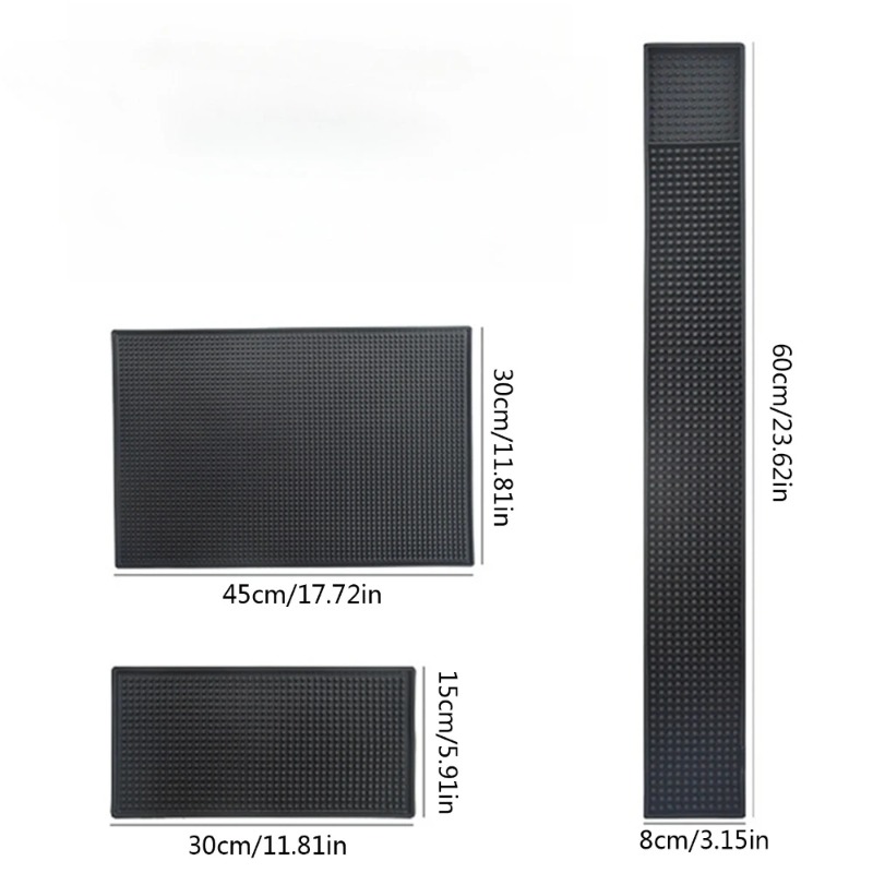 Bar Mat Rubber Dish Drying Mat - Home Bar Setup 评论和价格