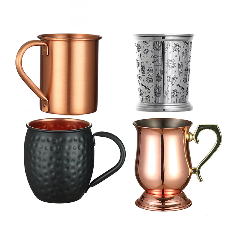 Hammered Copper Plated Stainle - Mule Copper Mug 评论和价格