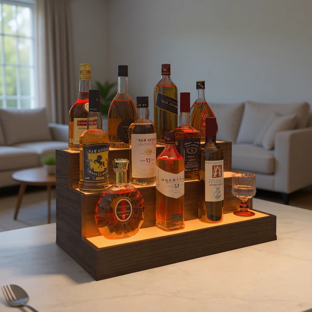 Home Bar LED Bottle Display Sh - Home Bar Shelf 评论和价格