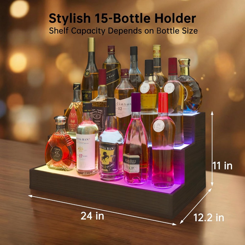 Home Bar LED Bottle Display Sh - Home Bar Shelf 评论和价格