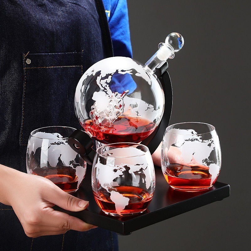 Decorative Globe Wine Decanter - Decanter Globe Set 评论和价格
