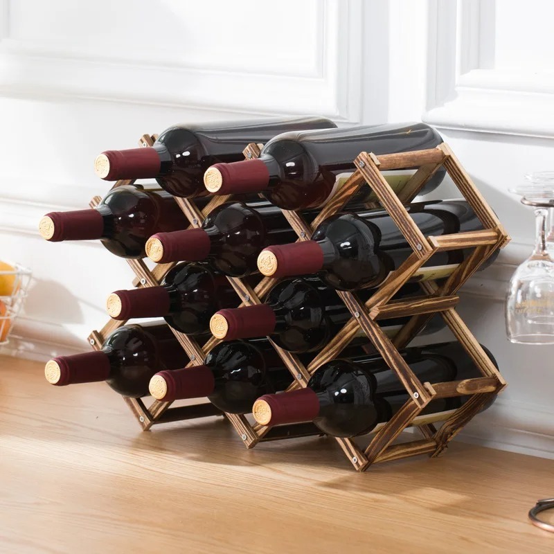 Stackable Wine Storage Shelves - Home Bar Shelves 评论和价格