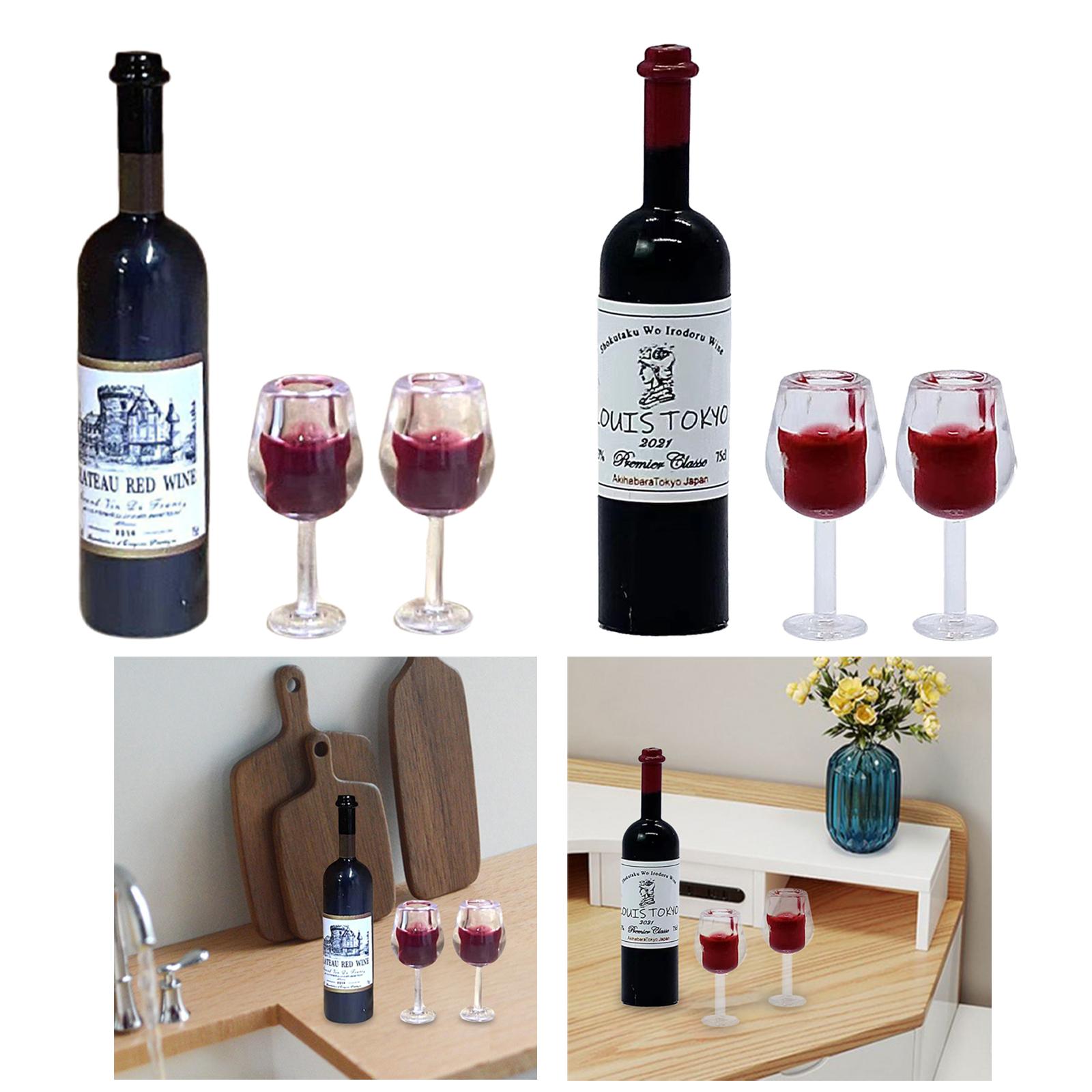 1/12 Scale Dollhouse Wine Bott - Home Bar Setup 评论和价格