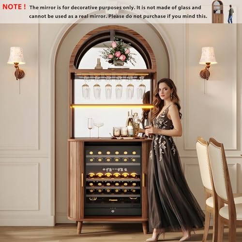 Wine Bar Cabinet with Fridge S - Home Bar And Fridge 评论和价格