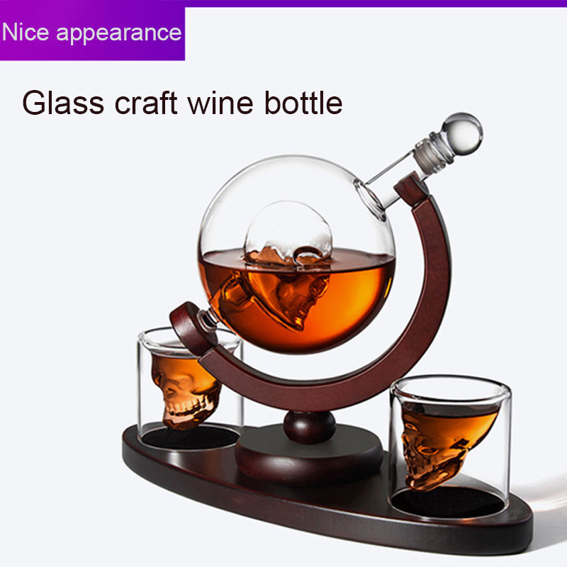 Skull Globe Whiskey Decanter S - Decanter Globe Set 评论和价格