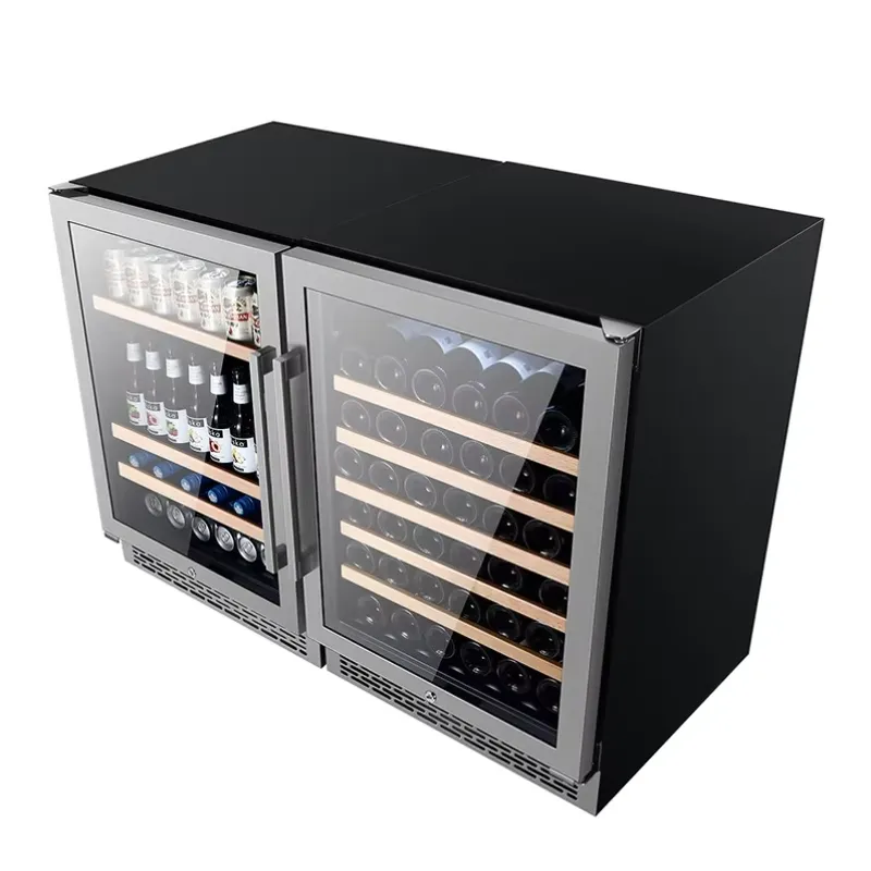 SICAO Stainless Steel Dual Zon - Home Bar And Fridge 评论和价格