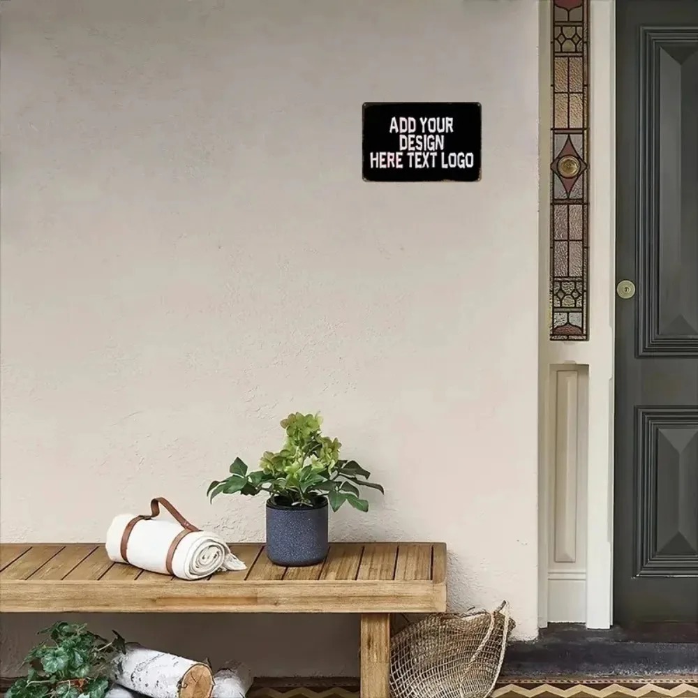 1pc Personalized Metal Wall Ar - Home Bar Cafe 评论和价格