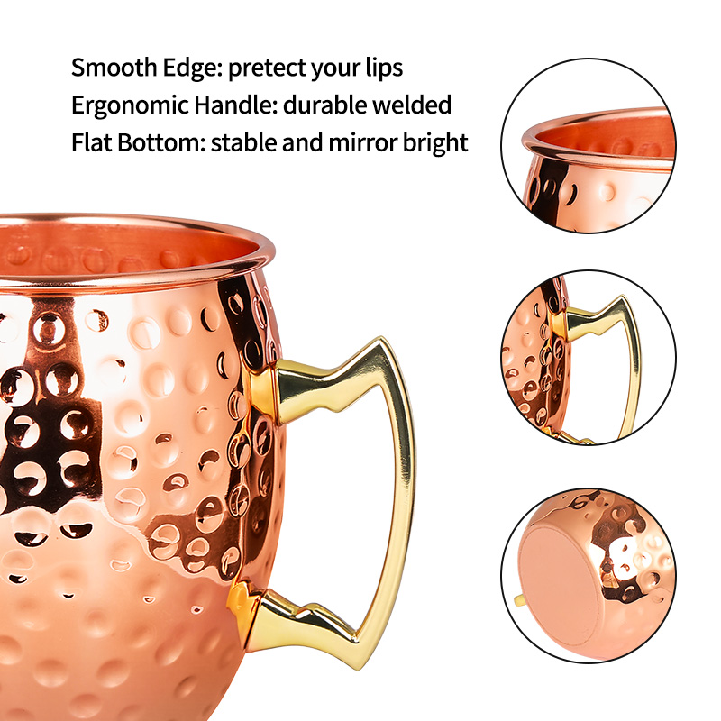 Moscow Mule Stainless Steel Mu - Mule Copper Mug 评论和价格