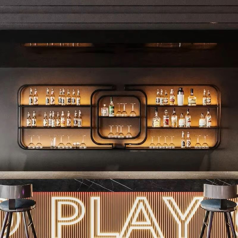 Simple Wrought Iron Wine Rack  - Home Bar And Cabinet 评论和价格